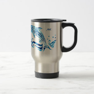 Let Us Live in Harmony with Our Dolphin Friends Travel Mug