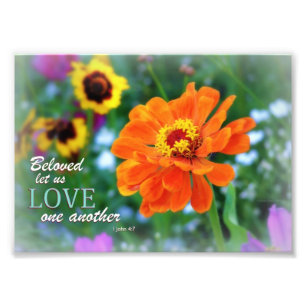 Let Us Love One Another 5 x 7 Photo Print