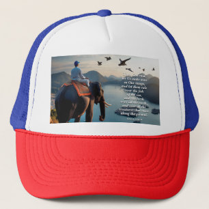 Let Us Make Man in Our image, God & Creation Verse Trucker Hat