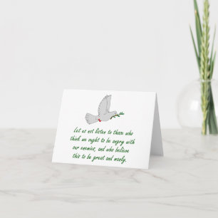 Let Us Not Listen To Those - Forgiveness Quotes Card