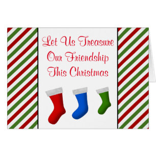 Let Us Treasure Our Friendship This Christmas