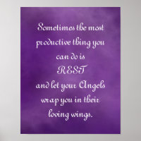 Let Your Angels Wrap You... Comfort Quote