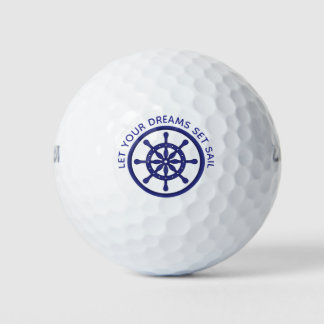 Let Your Dreams Set Sail Retirement Golf Balls