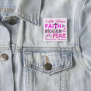 Let Your FAITH Be BIGGER 15 Cm Square Badge