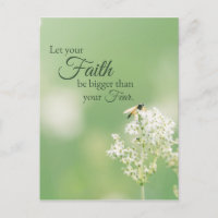 "Let your Faith…" Christian Quote Floral Flower