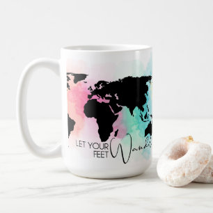 Let Your Feet Wander Coffee Mug