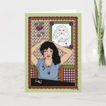 Let Your Hair Down_A_Greeting Card