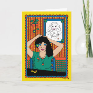 Let Your Hair Down_B_Greeting Card