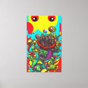 Let Your Hallucinations Free - Ken Gauge Art Canvas Print