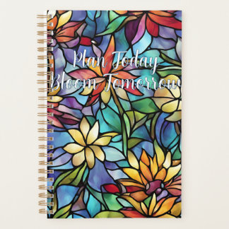 Let Your Ideas Bloom Floral Spiral Notebook Planner