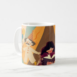 Let Your Imagination Roam - Retro Circus Storytime Coffee Mug