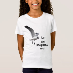 Let your imagination soar!  Flying Seagull T-Shirt
