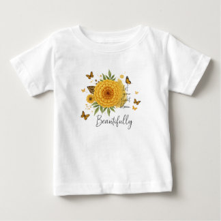 Let Your Light Bloom Design Baby T-Shirt