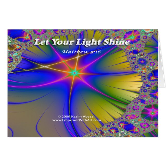 Let Your Light Shine (Front Horizontal)