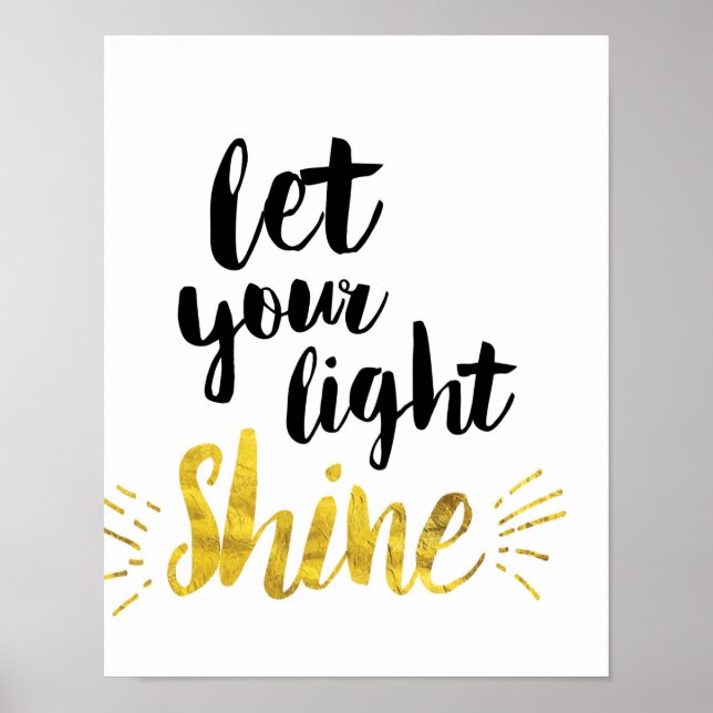 Let Your Light Shine Art Print (Front)