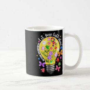 Let Your Light Shine Autism Awareness 2 Coffee Mug