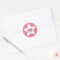 Let Your Light Shine Bible Verse White Star Pink
