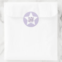 Let Your Light Shine Bible Verse White Star Purple