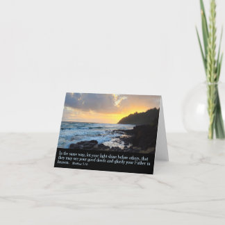 Let Your Light Shine Card