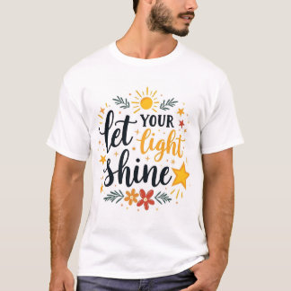 Let Your Light Shine Christian Inspirational Men's T-Shirt