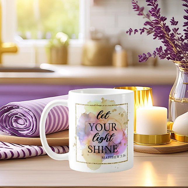 Let your light shine coffee mug (Creator Uploaded)