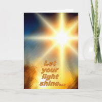 Let Your Light Shine Dazzling Sunlight Design