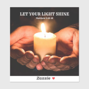 Let Your Light Shine, Hands Holding candle