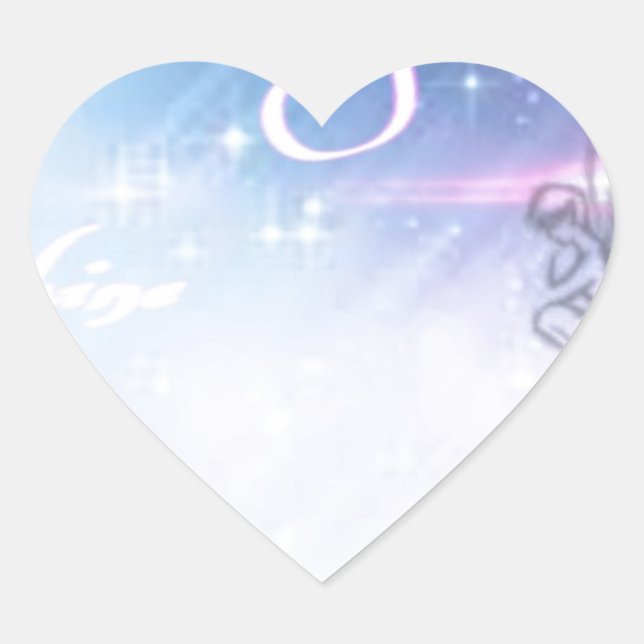 let your light shine heart sticker (Front)