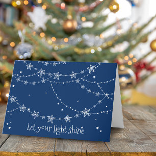 Let Your Light Shine   Holiday Greeting Card