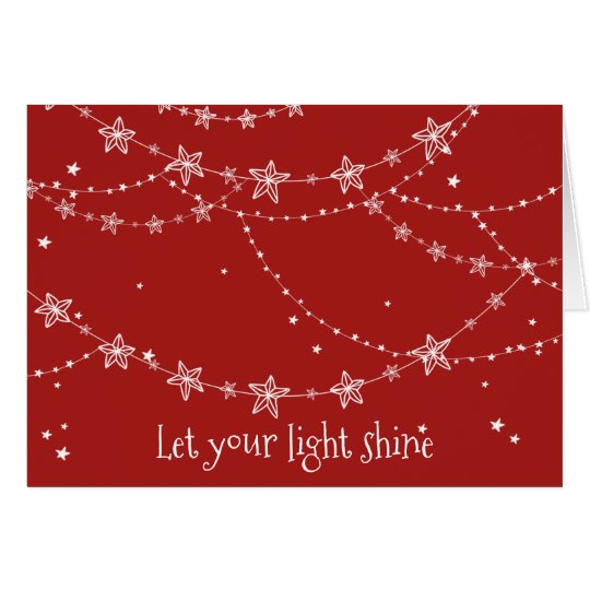 Let Your Light Shine | Holiday Greeting Card