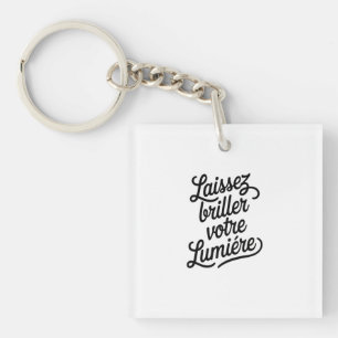 Let your light shine key ring