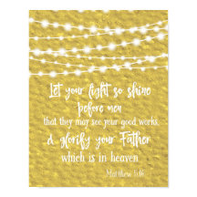 Let Your Light Shine KJV Bible Verse