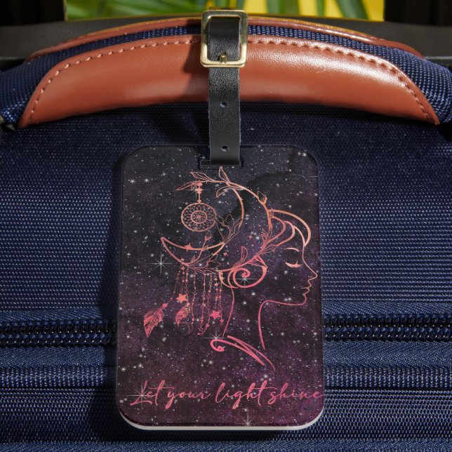 Let Your Light Shine Luggage Tag (Front Insitu 2)