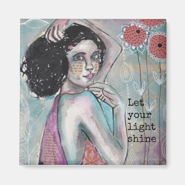 Let your light shine magnet (Front)