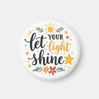 Let Your Light Shine - Motivational Bible Quote