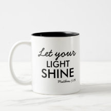 Let Your Light Shine Personalised Bible Christian