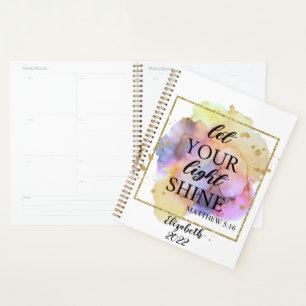 Let your light shine planner