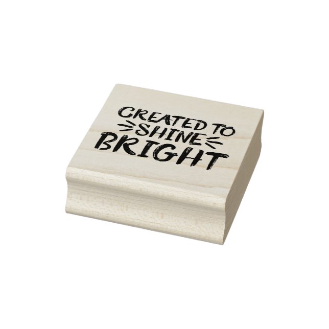 Let Your Light Shine Scripture Art Quote Art Motiv Rubber Stamp (Stamp)