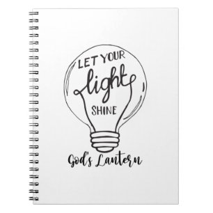 Let Your Light Shine with God's Lanterns Notebook