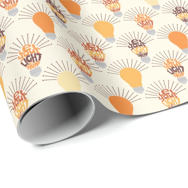 Let Your Light Shine Wrapping Paper (Roll Corner)