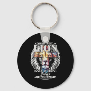 Let Your Lion Out Brandon Lake Merch Praise Jesus Key Ring
