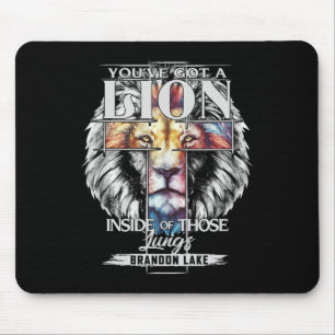 Let Your Lion Out Brandon Lake Merch Praise Jesus Mouse Mat