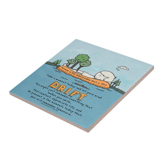 Let Your Mind Drift Tile (Side)