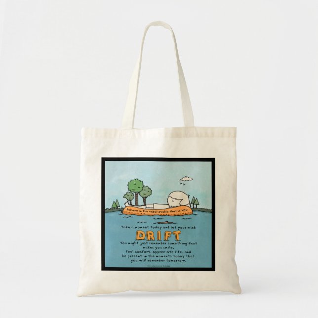 Let Your Mind Drift Tote Bag (Front)