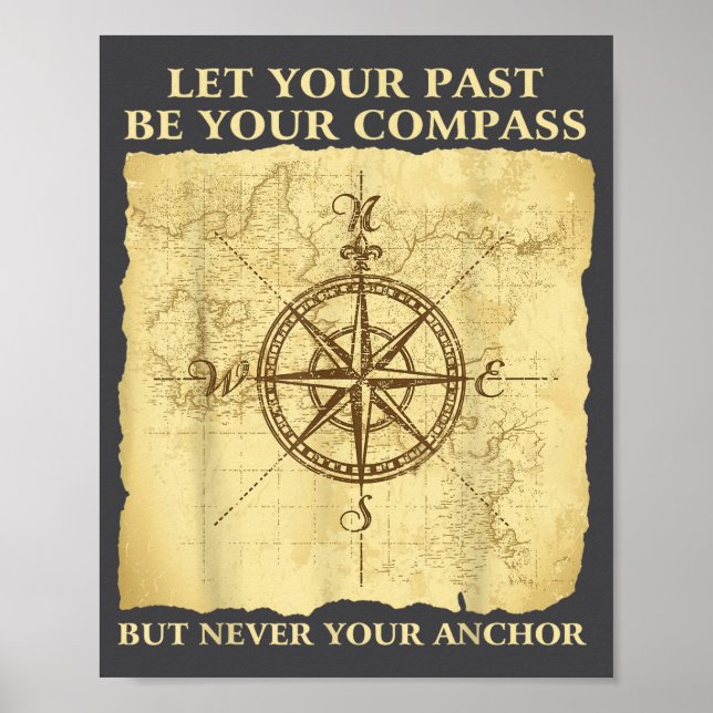 Let Your Past Be Your Comp But Never Your Anchor  Poster (Front)