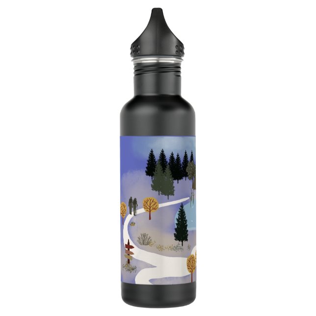 Let Your Soul Breathe 710 Ml Water Bottle (Left)
