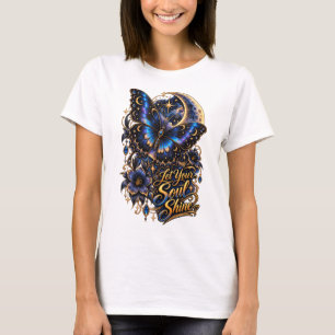 Let Your Soul Shine Celestial Butterfly T-Shirt