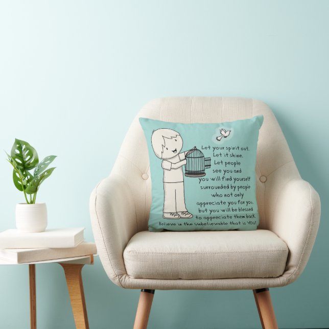 Let Your Spirit Out Cushion (Chair)
