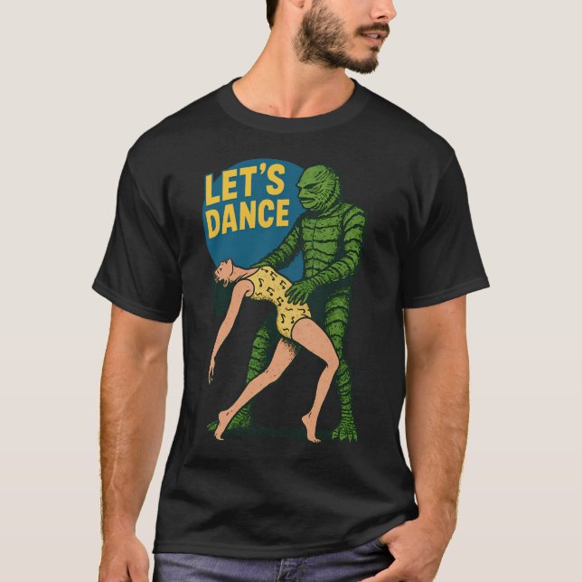 Letâ€™s Dance Creature Feature â€“ Retro Monster M T-Shirt (Front)