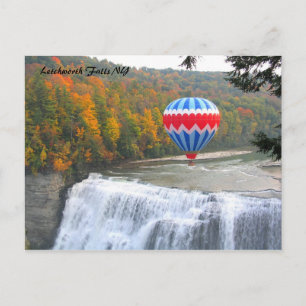 Letchworth Falls NY Postcard